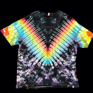 Gildan Multicolor Tie-Dye Short Sleeve Tee